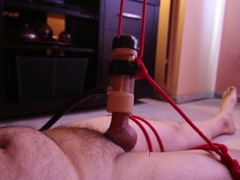 Machine Milked and twice ruined orgasm 4