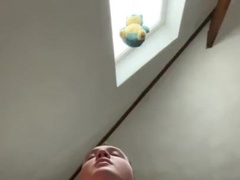 White Chub Jacks off for Father