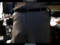 Teacher forgets his webcam is on