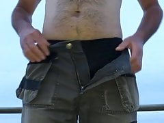 Stripping on the beach again!