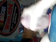 Playing with my pumped up cock