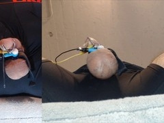 Quick estim session in the car.