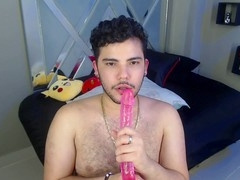 Gay anal, big anal dildo, big ass