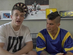 Pierre Fitch And Caleb King's Win Festivity Turns Into An Strenuous Rock Hard Plowing Boink - GUYS