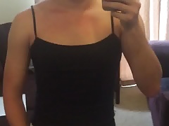 Cock bouncing in my panties...Ejoy