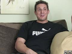 He's never jerked off for the camera before, but he likes how it feels