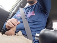 Hand-job, public, gay cum