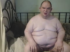 Fatasssmalldick Cuffs Legs To Headboard. Recorded From Side