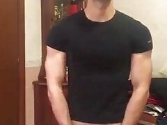 Hot boy jerking