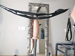 An Athletic way to stuff my ass