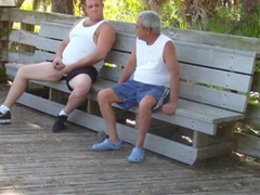 older gays have sex in public park 13