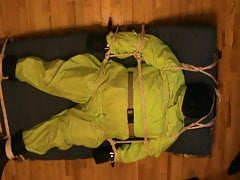 Slave is in the waterproof suit