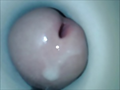 Cum in a tube again