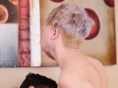 RAWEURO Twink Justin Cross Barebacks Blond Daniel Hausser