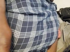Big Black Meat jumping around