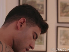 Young jocks Vadim Black and Bar Addison anal fuck and cum