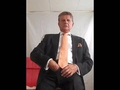 BRANLE COSTUME CRAVATE ORANGE -432- 1ePARTIE