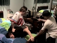 Cute boys hazing