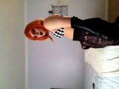 Sissy crossdresser cumming for you 23