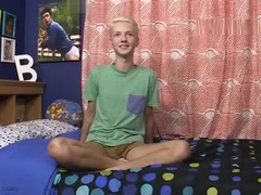 Blonde & Brunette Boy Benji's Beautiful Boner