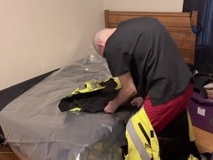 Gay breath control and bondage in high definition BDSM video