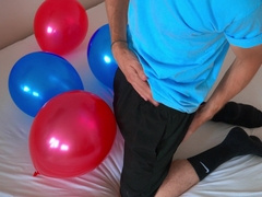Black Socks Twunk Penetrates Balloons /// Jordan Naughtier
