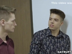 Trevor Harris And Jayden Marcos - Hot Threesome With Their Boss At The Office