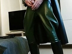 Cum in rubber coat
