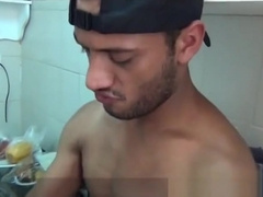 Gay - Best BLOWJOB EVER - In the Kitchen
