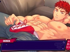 [DEMO] Jock Studio - Derek caresse son corps musclé