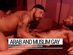 Arab, unshaved and rigid fuckers