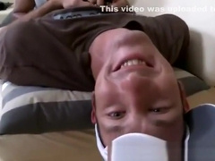 Interracial cock loving black guy gives white guy a blowjob