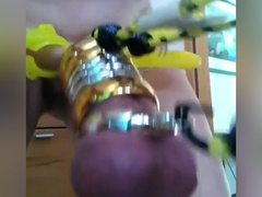 extrem self balls bondage with strech