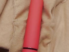 My wife's vibrator and cum on it and panty