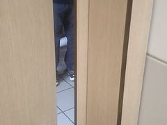 Inside toilet