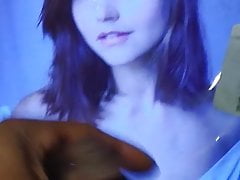 Exclusive Ebony Cumtribute For Jenna Coleman