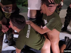 Cadets got their wild treat after a long training with Joris Leonard