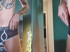 A Cumshot In The Mirror