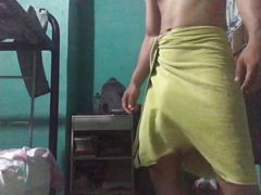 pov: my stepbrother enters my room and masturbates well
