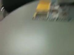 Justin shows US his feet at Work