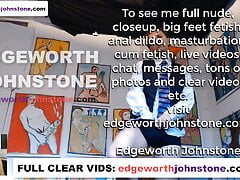 EDGEWORTH JOHNSTONE Business Suit Strip Tease CENSORED Camera 1 - Suited office businessman strips