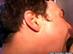 College boy gets his fill of cock at the gloryhole