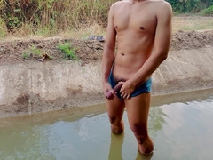 Jack off and jizm in public water.