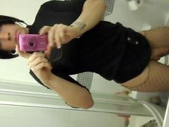 Cache, calze, bathroom masturbation hidden