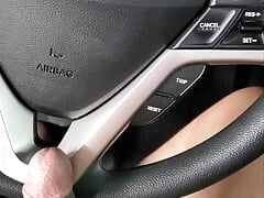 naked mechanic  in teen car