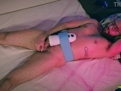 Phat Wood Parent Camilo Dark-skinned Super-hot Handsfree Jizm Inwards Automatic Fucktoy