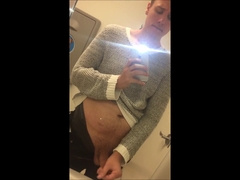 Spunking in the Office Douche