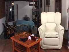 latin crossdresser masturbates