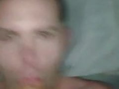 POV deepyhroating a cock