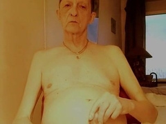 Naked Stretching Testicle Tonic On My Face And Pink Cigar